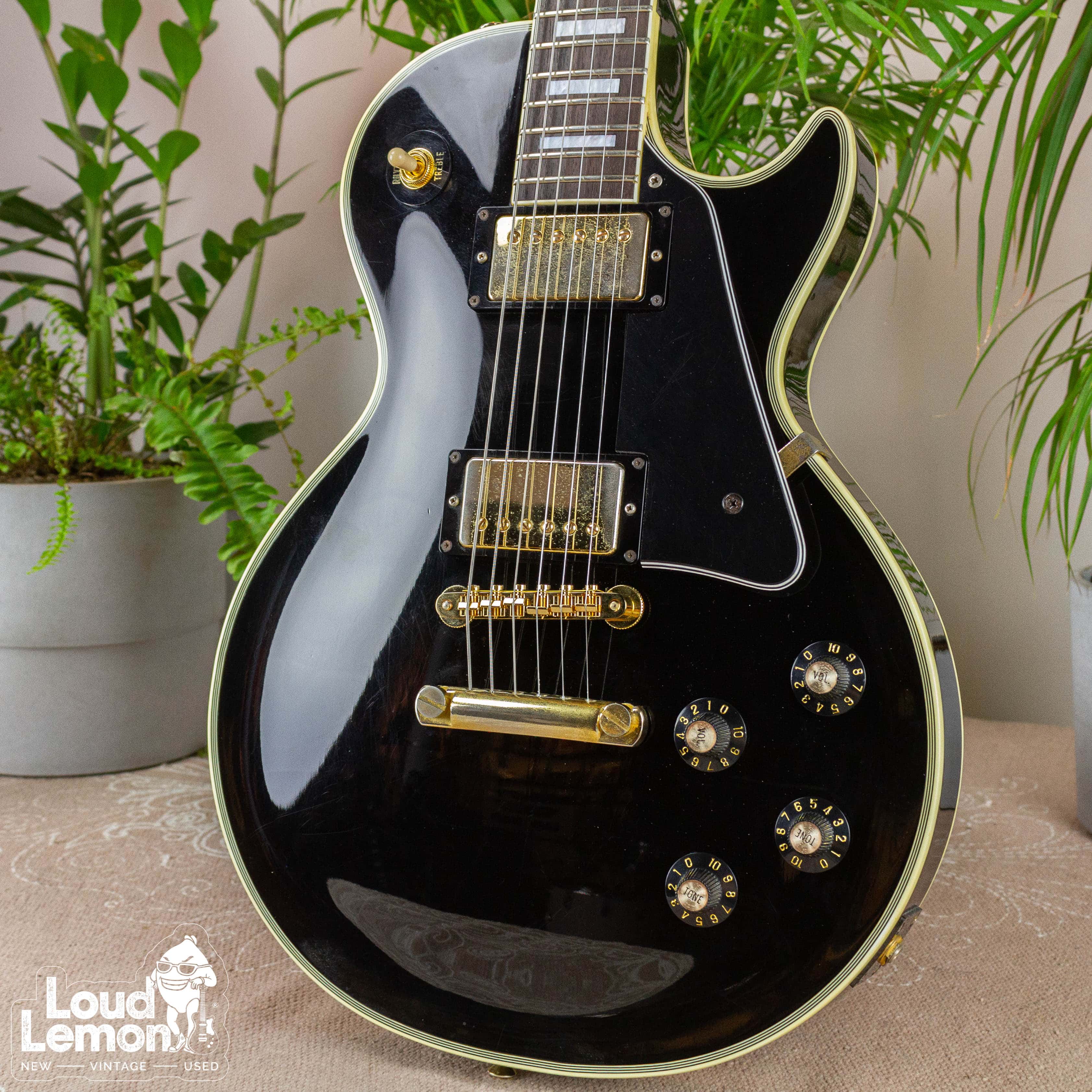 Greco EGC68-50 Mint Collection Les Paul Custom Ebony 1986 Japan